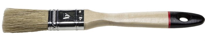 STAYER UNIVERSAL-EURO 20 мм, 3/4″ светлая натуральная щетина, деревянная ручка, Плоская кисть (0102-020) - фото 494639