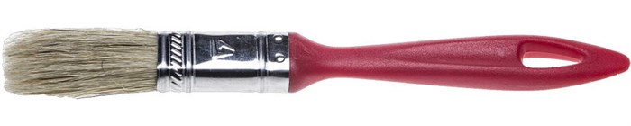 STAYER UNIVERSAL-EURO 20 мм, 3/4″ светлая натуральная щетина, пластмассовая ручка, Плоская кисть (0108-20) - фото 494728