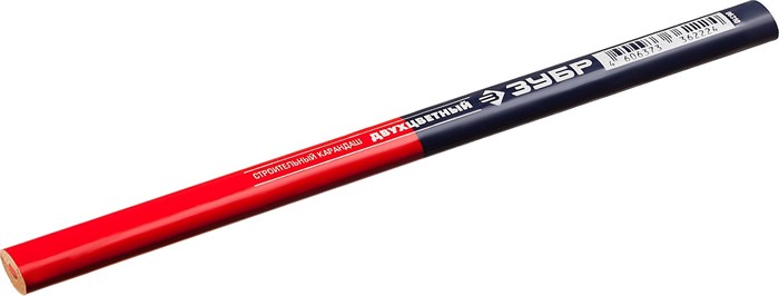 ЗУБР КС-2 HB, 180 мм, Двухцветный строительный карандаш, ПРОФЕССИОНАЛ (06310) - фото 495153