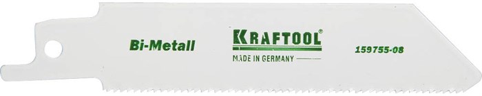 KRAFTOOL S522EF, по металлу, Bi-Met,шаг 1.4мм, 80мм, Полотно для сабельной пилы (159755-08) - фото 497202