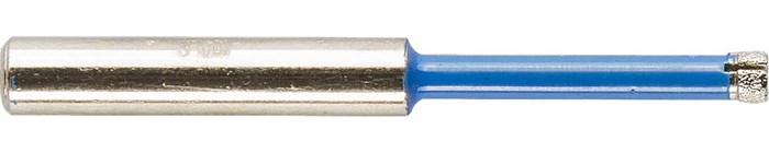 ЗУБР d 3 мм, P100, цилиндрический хвостовик Алмазное трубчатое сверло для дрели, Профессионал (29860-04) - фото 500556