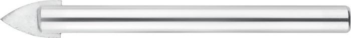 URAGAN 10 мм, 2х кромка, цилиндр хвостовик, Сверло по стеклу и кафелю (29830-10) - фото 500613