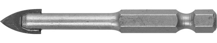 ЗУБР 8 мм, 2х кромка, HEX 1/4, Сверло по стеклу и кафелю (29840-08) - фото 500621