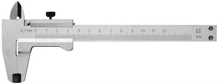 тип 1, 125 мм, металлический штангенциркуль (3445-125) - фото 502975