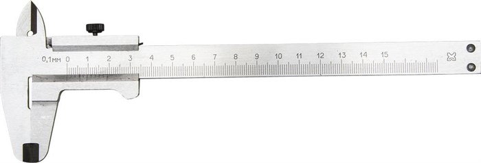 тип 1, 150 мм, металлический штангенциркуль (3445-150) - фото 502978