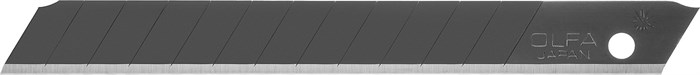 OLFA EXCEL BLACK, 9 х 80 х 0.38 мм, 10 шт, сегментированные лезвия (OL-ABB-10B) - фото 504729