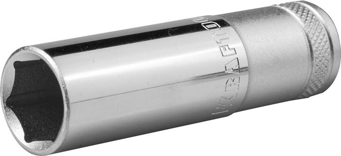 KRAFTOOL FLANK, 1/2″, 16 мм, удлиненная торцовая головка (27807-16) - фото 505941