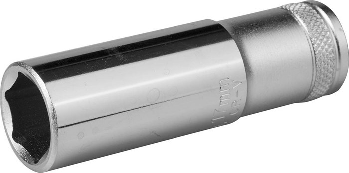 KRAFTOOL FLANK, 1/2″, 17 мм, удлиненная торцовая головка (27807-17) - фото 505942