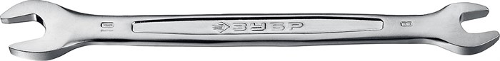 ЗУБР 8 х 10 мм, рожковый гаечный ключ, Профессионал (27010-08-10) - фото 506447