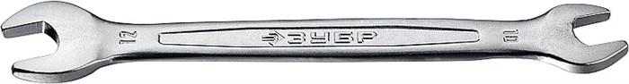 ЗУБР 10 х 12 мм, рожковый гаечный ключ, Профессионал (27010-10-12) - фото 506451