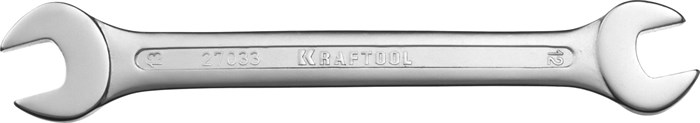 KRAFTOOL 12 х 13 мм, рожковый гаечный ключ (27033-12-13) - фото 506491