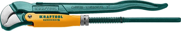 KRAFTOOL PANZER-S, №1, 1″, 330 мм, Трубный ключ с изогнутыми губками (2733-10) - фото 506781