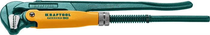 KRAFTOOL PANZER-90, №0, 3/4″, 280 мм, Трубный ключ с прямыми губками (2734-05) - фото 506811