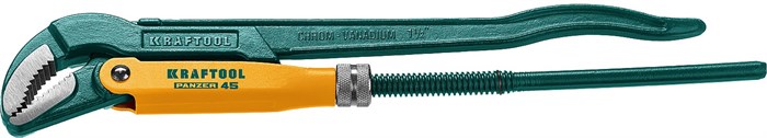 KRAFTOOL PANZER-4, №2, 1.5″, 440 мм, Трубный ключ с изогнутыми губками (2735-15) - фото 506827