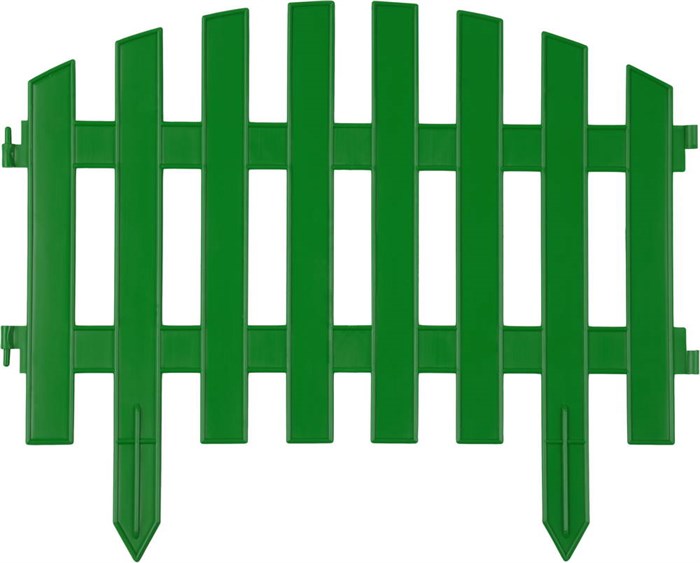 GRINDA Ар Деко, 28 х 300 см, зеленый, 7 секций, декоративный забор (422203-G) - фото 510509