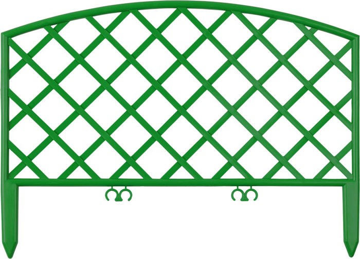 GRINDA Плетень, 24 х 320 см, зеленый, 7 секций, декоративный забор (422207-G) - фото 510515