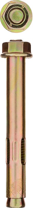 ЗУБР М8 x 40 мм, анкерный болт с гайкой, 100 шт, Профессионал (302342-08-040) - фото 510894