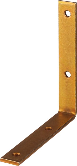 ЗУБР УМ-5.0 150х150х25 х 5 мм, желтый цинк, узкий мебельный уголок (31031-150) - фото 512802