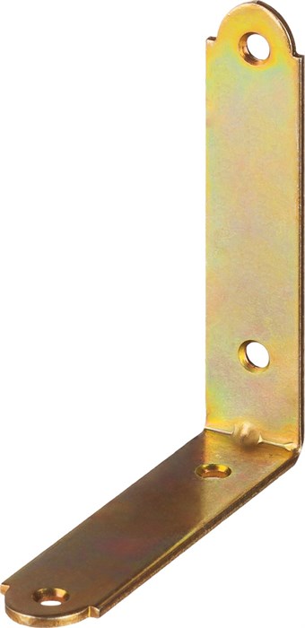 ЗУБР УМ-2.0 75х75х17 х 2 мм, желтый цинк, узкий мебельный уголок (31031-75) - фото 512814