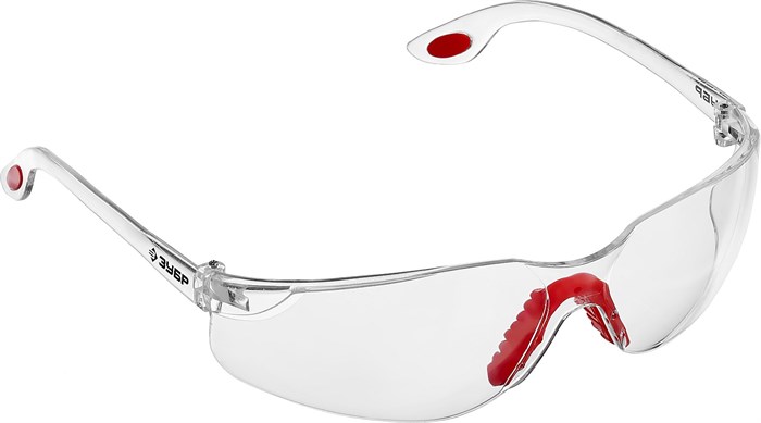 ЗУБР СПЕКТР 3 прозрачные, широкая монолинза, открытого типа, защитные очки (110315) - фото 514795