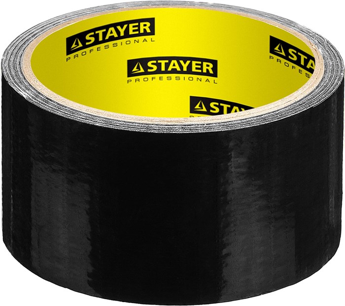 STAYER 48 мм, 10 м, черная, Армированная лента, PROFESSIONAL (12086-50-10) - фото 516094