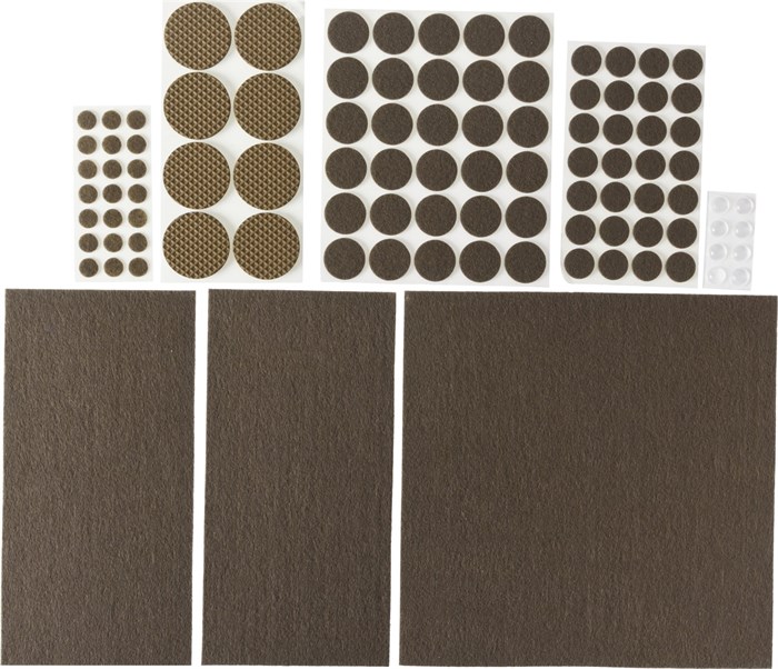 STAYER коричневый, самоклеящихся, 98 шт., набор мебельных накладок (40916-H98) - фото 516578