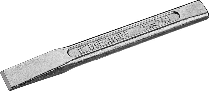 СИБИН 25х240 мм, Слесарное зубило по металлу (21065-250) - фото 517099