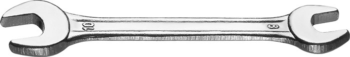 СИБИН 8 x 10 мм, рожковый гаечный ключ (27014-08-10) - фото 518200