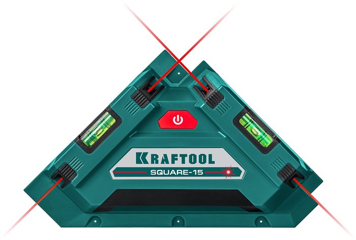 KRAFTOOL Square-15, лазерный угольник для кафеля (34705) - фото 519459