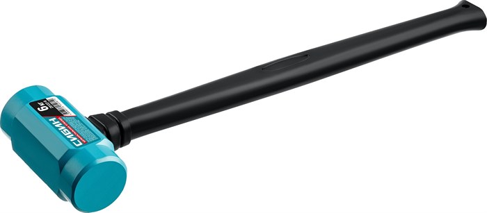 СИБИН 6 кг 600 мм, Цельностальная кувалда с удлинённой рукояткой (20132-6) - фото 522099