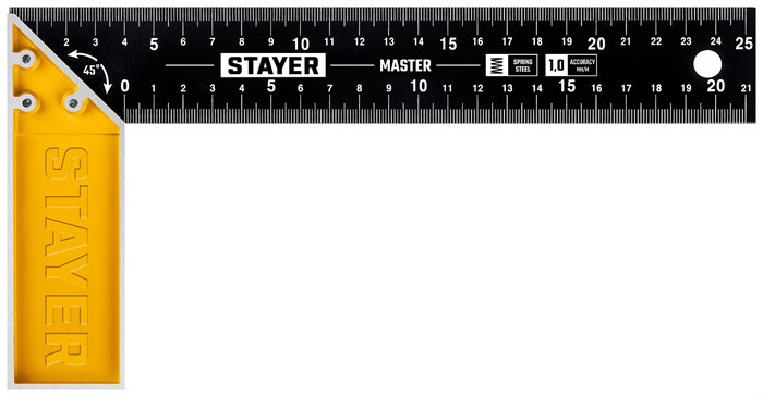 STAYER 250 мм, столярный угольник (3430-25) - фото 524532