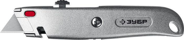 ЗУБР М-24, А24, универсальный металлический нож с трапециевидным лезвием (09228) - фото 526006