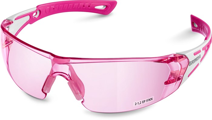 GRINDA GR-7 розовые, открытого типа, двухкомпонентные дужки, защитные очки, PROLine (11059) - фото 529559