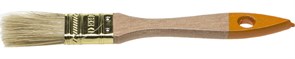 DEXX 25 мм, 1″ натуральная щетина, деревянная ручка, флейцевая, Плоская кисть (0100-025)