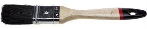 STAYER UNIVERSAL-EURO 20 мм, 3/4″ чёрная натуральная щетина, деревянная ручка, Плоская кисть (01022-020)