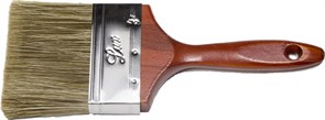 STAYER LASUR-LUX 100 мм, 4″ смешанная щетина, деревянная ручка, Плоская кисть (01051-100)
