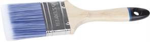 STAYER AQUA 63 мм, 2,5″ искусственная щетина, деревянная ручка для воднодисперсионных и акриловых ЛКМ, Плоская кисть, EURO (01062-063)