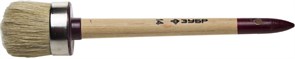 ЗУБР УНИВЕРСАЛ 50 мм, светлая натуральная щетина, деревянная ручка, Круглая кисть, МАСТЕР (01501-50)