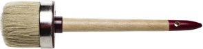 ЗУБР УНИВЕРСАЛ 65 мм, светлая натуральная щетина, деревянная ручка, Круглая кисть, МАСТЕР (01501-65)