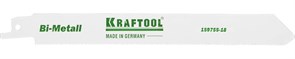 KRAFTOOL S1122EF, по металлу, Bi-Met,шаг 1.4мм, 180мм, Полотно для сабельной пилы (159755-18)