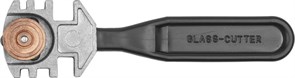 ЗУБР 3 режущих элемента, пластмассовая рукоятка, Роликовый стеклорез, ЭКСПЕРТ (3360)