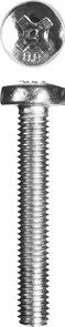 ЗУБР DIN 7985 кл. пр. 8.8, M6 x 30 мм, винт с полусферической головкой, цинк, 6 шт (4-303156-06-030)