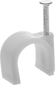 STAYER 16 мм, скоба-держатель для круглого кабеля с оцинкованным гвоздем, 40 шт (4510-16)