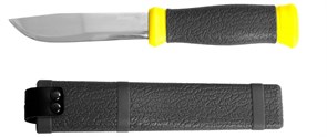 STAYER 110 мм, пластиковые ножны, туристический нож (47630)