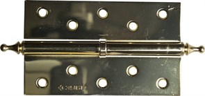 ЗУБР 125х75х2.5 мм, разъемная, левая, цвет латунь (PB), 2 шт, карточная петля (37605-125-1L)