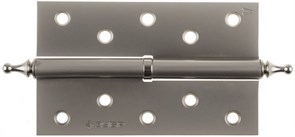 ЗУБР 125х75х2.5 мм, разъемная, левая, цвет матовый никель (PN), 2 шт, карточная петля (37605-125-4L)