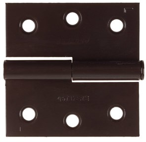 STAYER 75x75x2.4 мм, разъемная, левая, цвет коричневый, карточная петля (37613-75-3L)