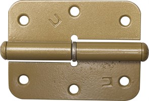 ПН-85 85x41х2.5 мм, правая, цвет золотой металлик, карточная петля (37643-85R)