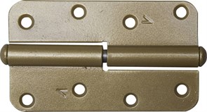 ПН-110 110x41х2.8 мм, левая, цвет золотой металлик, карточная петля (37653-110L)
