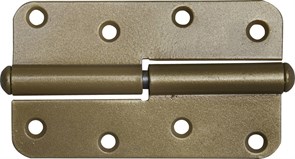 ПН-110 110x41х2.8 мм, правая, цвет золотой металлик, карточная петля (37653-110R)